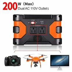 Flashfish EA150 200W Peak Power Station, 166Wh/45000mAh Backup Power Pack Solar Generator, 7 Outlets, 110V AC Output 10 Flashfish EA150 200W Peak Power Station, 166Wh/45000mAh Backup Power Pack Solar Generator, 7 Outlets, 110V AC Output -IMOU Sales Flashfish EA150 166Wh Portable Power Station 517007 2