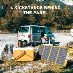 Flashfish TSP 18V/100W Foldable Solar Panel Portable Solar Charger With DC/USB Output -IMOU Sales Flashfish TSP 18V 100W Foldable Solar Panel 516974 3