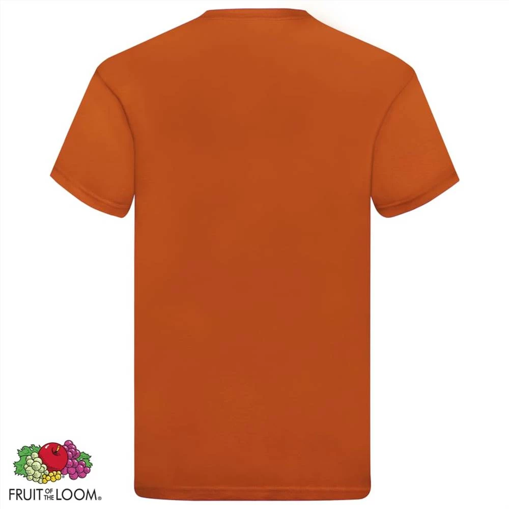 Fruit Of The Loom Original T-shirts 5 Pcs Orange L Cotton 6 Fruit Of The Loom Original T-shirts 5 Pcs Orange L Cotton - Image 4