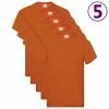 Fruit Of The Loom Original T-shirts 5 Pcs Orange XXL Cotton -IMOU Sales Fruit of the Loom Original T shirts 5 pcs Orange XXL Cotton 454400 0