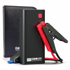 GOOLOO GE1200 Jump Starter, 1200A Peak Car Starter, 18000mAh Portable Power Pack, 12V Auto Battery Booster, LED Light