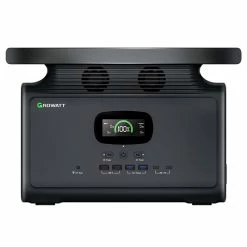 GROWATT Infinity 1500 Portable Power Station, 1512Wh Capacity 2000W AC Output, 12 Outlets, Wireless Charging, UPS Function, Smart APP Control