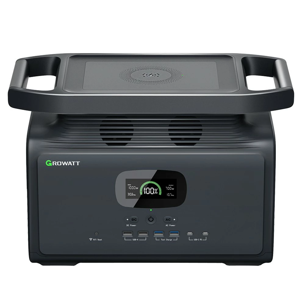 GROWATT Infinity 1500 Portable Power Station, 1512Wh Capacity 2000W AC Output, 12 Outlets, Wireless Charging, UPS Function, Smart APP Control 5 GROWATT Infinity 1500 Portable Power Station, 1512Wh Capacity 2000W AC Output, 12 Outlets, Wireless Charging, UPS Function, Smart APP Control - Image 3
