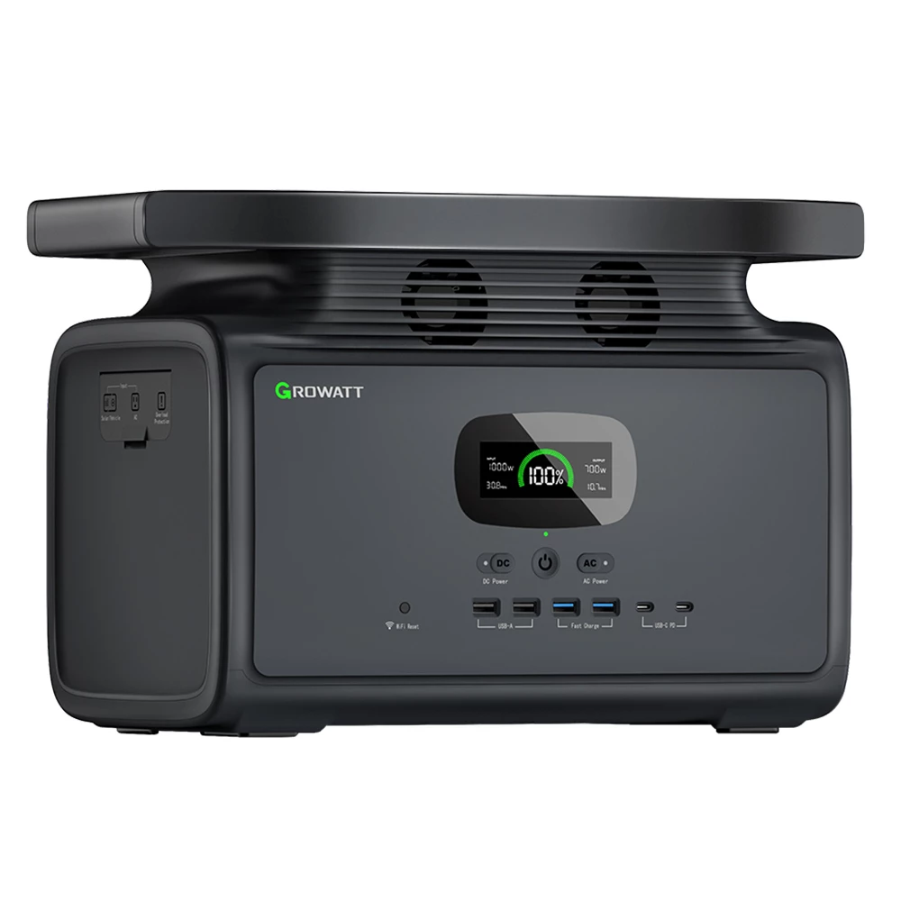 GROWATT Infinity 1500 Portable Power Station, 1512Wh Capacity 2000W AC Output, 12 Outlets, Wireless Charging, UPS Function, Smart APP Control 6 GROWATT Infinity 1500 Portable Power Station, 1512Wh Capacity 2000W AC Output, 12 Outlets, Wireless Charging, UPS Function, Smart APP Control - Image 4