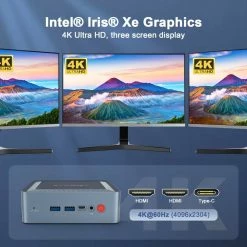 GXMO G35 Mini PC Windows 11 Pro, Intel Core I5 Intel UHD Graphics, 16GB DDR4 512GB SSD, 2.4G & 5.8G WiFi, 1000 Mbps LAN - US -IMOU Sales GXMO G35 Mini PC Windows 11 Pro US 519555 5