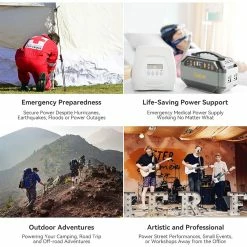 Gofort P56 330W Portable Power Station, 299Wh/80850mAh Portable Solar Generator, 10 Outputs, Built-in MPPT Controller 11 Gofort P56 330W Portable Power Station, 299Wh/80850mAh Portable Solar Generator, 10 Outputs, Built-in MPPT Controller -IMOU Sales Gofort P56 299Wh Portable Power Station 517042 4