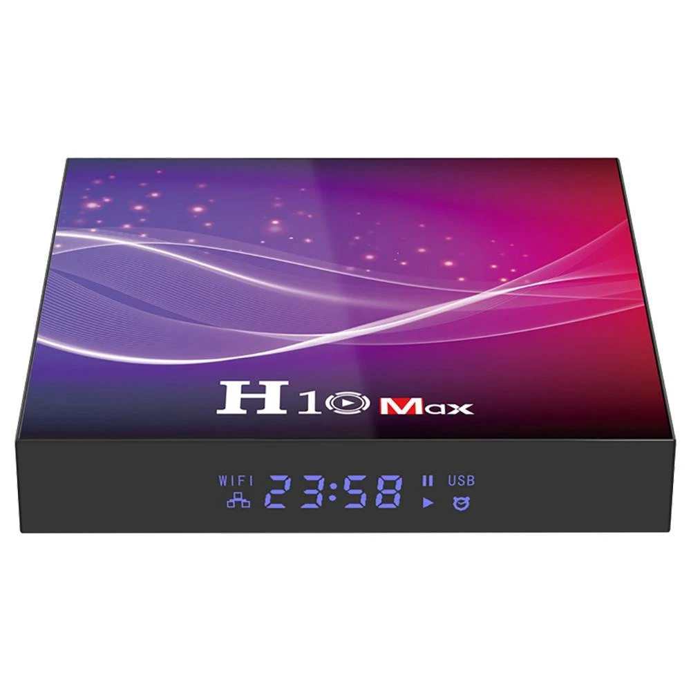 H10 MAX Android 10.0 Allwinner H616 6K TV Box 4GB/32GB Airplay USB2.0*3 WiFi LAN Google Play Youtube Netflix Facebook - Black 4 H10 MAX Android 10.0 Allwinner H616 6K TV Box 4GB/32GB Airplay USB2.0*3 WiFi LAN Google Play Youtube Netflix Facebook - Black - Image 2