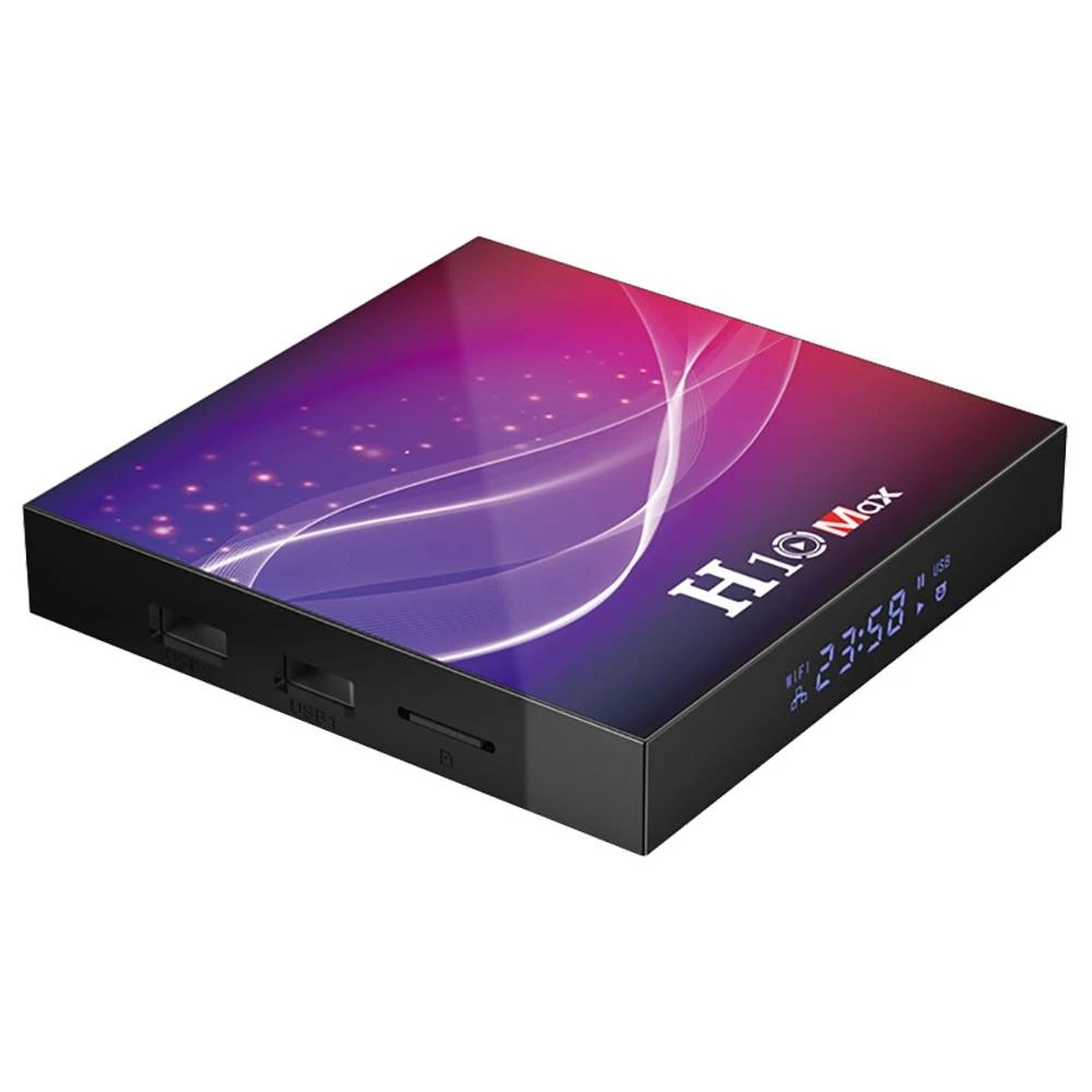 H10 MAX Android 10.0 Allwinner H616 6K TV Box 4GB/32GB Airplay USB2.0*3 WiFi LAN Google Play Youtube Netflix Facebook - Black 7 H10 MAX Android 10.0 Allwinner H616 6K TV Box 4GB/32GB Airplay USB2.0*3 WiFi LAN Google Play Youtube Netflix Facebook - Black - Image 5
