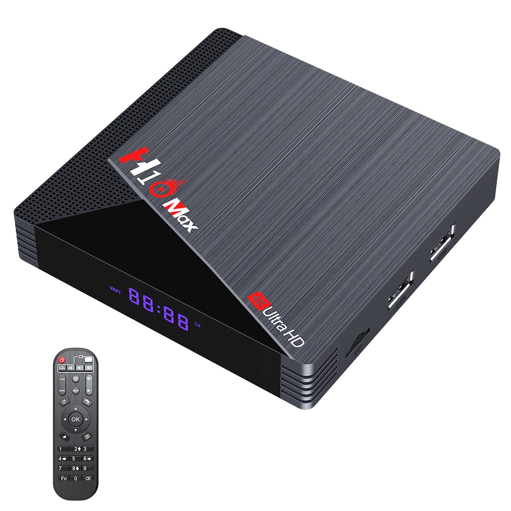 H10 MAX TV Box, 4GB RAM 64GB EMMC, Android 11, Amlogic S905W2, AV1, 2.4G+5G WIFI, Bluetooth 4.1 100M 3 H10 MAX TV Box, 4GB RAM 64GB EMMC, Android 11, Amlogic S905W2, AV1, 2.4G+5G WIFI, Bluetooth 4.1 100M