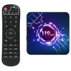H9-X3 Amlogic S905x3 4GB/64GB Android 9.0 8K Video Decoding TV Box With Mobile Control Youtube Netflix Google Play 2.4G+5.8G WiFi Bluetooth LAN USB3.0 HDMI 2.1 - Black