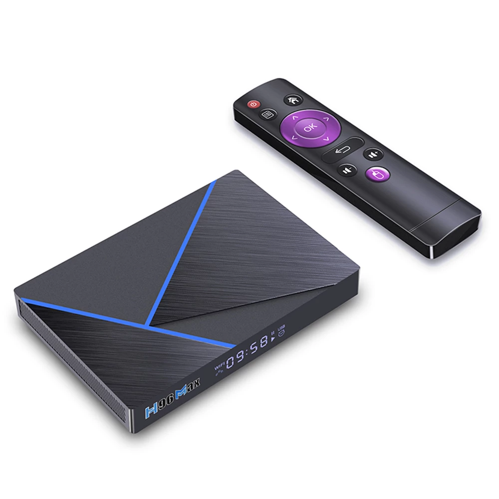 H96 MAX V56 Android 12 RK3566 2GB/16GB TV BOX 1.8GHz 2.4G+5G WIFI Gigabit LAN 8K Decode - US Plug 4 H96 MAX V56 Android 12 RK3566 2GB/16GB TV BOX 1.8GHz 2.4G+5G WIFI Gigabit LAN 8K Decode - US Plug - Image 2