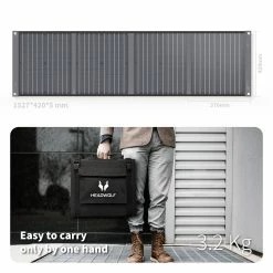 HEADWOLF S100 100 WATT 18V Portable Solar Panel For Power Station -IMOU Sales HEADWOLF S100 100 WATT 18V Portable Solar Panel 499861 1