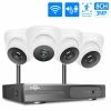 Hiseeu 3MP 8CH CCTV Security Camera System Wireless NVR H.265 Two-Way Audio Kit HD 1536P Indoor Home Video Surveillance -IMOU Sales Hiseeu 3MP 8CH CCTV Security Camera 500265 0
