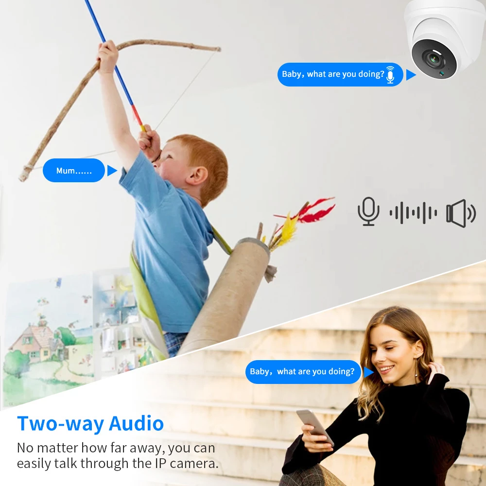 Hiseeu 3MP 8CH CCTV Security Camera System Wireless NVR H.265 Two-Way Audio Kit HD 1536P Indoor Home Video Surveillance 5 Hiseeu 3MP 8CH CCTV Security Camera System Wireless NVR H.265 Two-Way Audio Kit HD 1536P Indoor Home Video Surveillance - Image 3