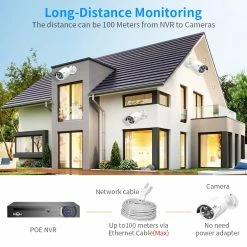 Hiseeu 3MP H.265 8CH POE Security Surveillance Camera System Kit Set AI Face Detection Audio Record IP Home -IMOU Sales Hiseeu 3MP H 265 8CH POE Security Surveillance Camera 498549 2