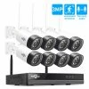 Hiseeu 3MP Wireless CCTV Camera System 2-Way Audio For 1536P IP Camera Outdoor Security System Video Surveillance Kits 2 Hiseeu 3MP Wireless CCTV Camera System 2-Way Audio For 1536P IP Camera Outdoor Security System Video Surveillance Kits -IMOU Sales Hiseeu 3MP Wireless CCTV Camera 500268 0