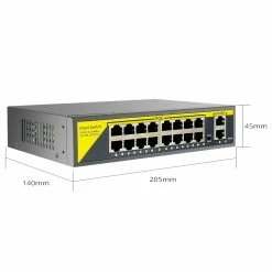 Hiseeu 48V 16 Ports POE Switch Ethernet 10/100Mbps IEEE 802.3 Af/at For IP Camera/CCTV Security Camera System 10 Hiseeu 48V 16 Ports POE Switch Ethernet 10/100Mbps IEEE 802.3 Af/at For IP Camera/CCTV Security Camera System -IMOU Sales Hiseeu 48V 16 Ports POE Switch 498602 2