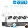 Hiseeu 4Pcs 8CH 3MP Wireless NVR IP Wifi Camera Outdoor IR Night Vision Security Cameras Surveillance -IMOU Sales Hiseeu 4Pcs 8CH 3MP Wireless NVR IP Wifi Camera 499040 0