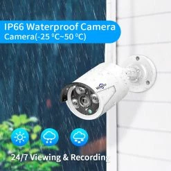 Hiseeu 4Pcs 8CH 3MP 1536P Wireless Security Cameras Kit Outdoor Waterproof CCTV System Set With 10.1inch Monitor NVR -IMOU Sales Hiseeu 4Pcs 8CH 3MP Wireless NVR IP Wifi Camera 499043 2
