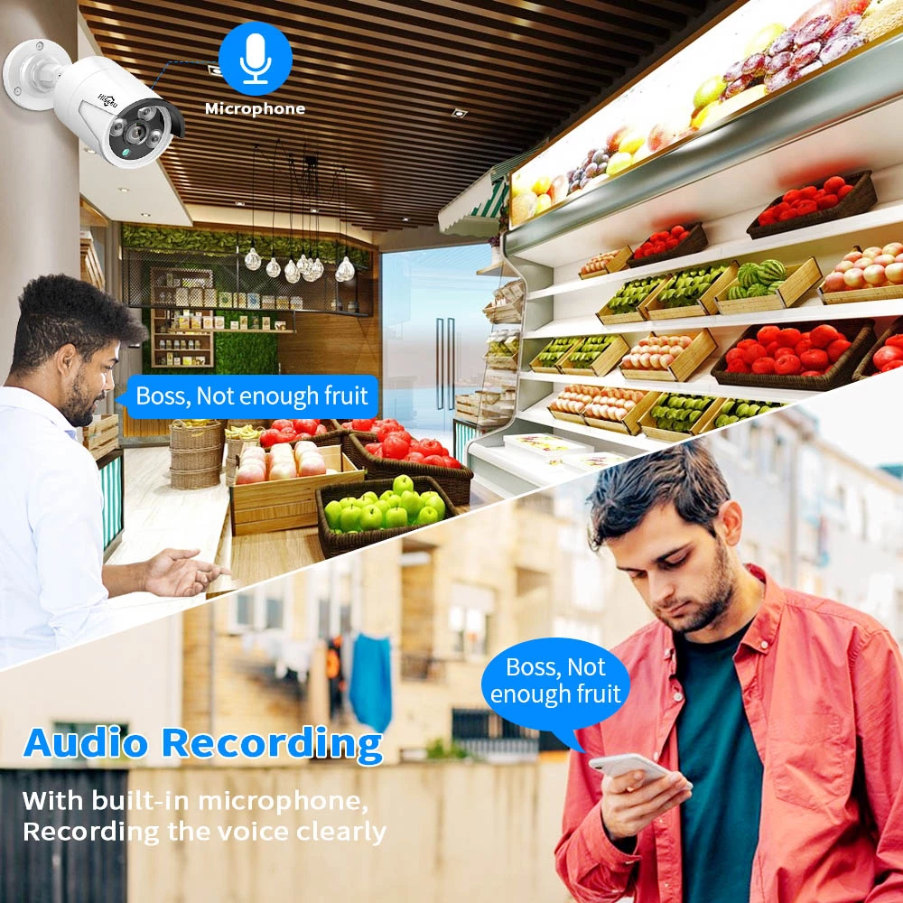 Hiseeu 5MP H.265 8CH POE Security Surveillance Camera System Kit Set AI Face Detection Audio Record IP Home 4 Hiseeu 5MP H.265 8CH POE Security Surveillance Camera System Kit Set AI Face Detection Audio Record IP Home - Image 2