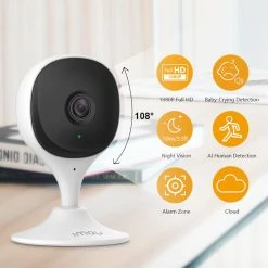 IMOU Cue 2c 1080P IP Wifi Camera Baby Monitor Camera Human Detection H265 Compact Smart Night Vision Camera -IMOU Sales IMOU Cue 2c 1080P IP Wifi Camera Baby Monitor Camera 518370 3