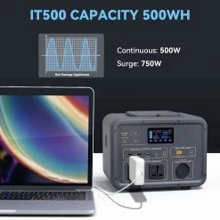 ITEHIL IT500 500W LiFePO4 Portable Power Station Fast Charging With LED Display For Camping Outdoor RV 13 ITEHIL IT500 500W LiFePO4 Portable Power Station Fast Charging With LED Display For Camping Outdoor RV -IMOU Sales ITEHIL IT500 500W LiFePO4 Portable Power Station 499627 5