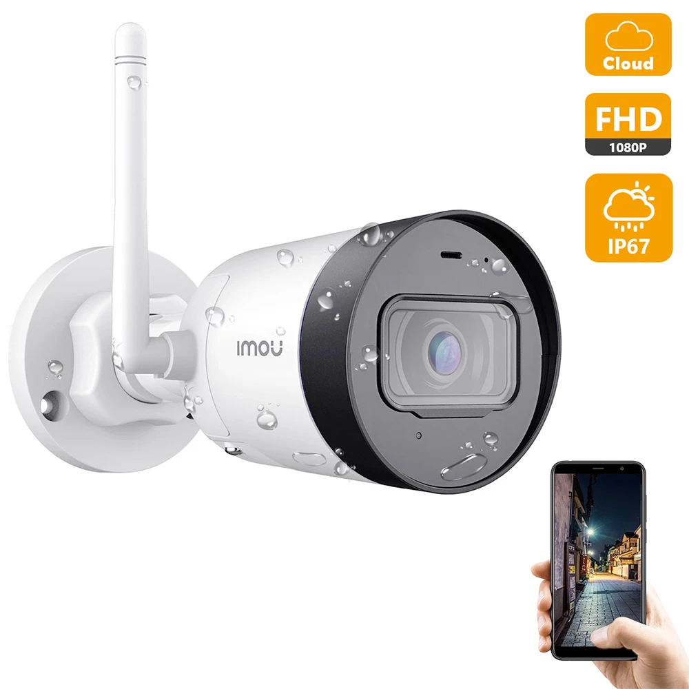 IMOU Bullet Lite Video Monitor IP67 Weatherproof Outdoor Camera Built-in Micro Alarm Night Vision Wifi IP Camera 4 IMOU Bullet Lite Video Monitor IP67 Weatherproof Outdoor Camera Built-in Micro Alarm Night Vision Wifi IP Camera - Image 2