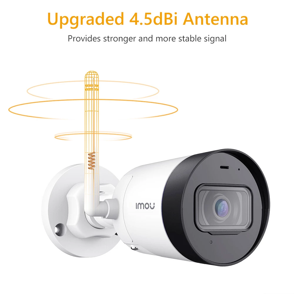 IMOU Bullet Lite Video Monitor IP67 Weatherproof Outdoor Camera Built-in Micro Alarm Night Vision Wifi IP Camera 5 IMOU Bullet Lite Video Monitor IP67 Weatherproof Outdoor Camera Built-in Micro Alarm Night Vision Wifi IP Camera - Image 3