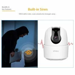 IMOU Ranger 2C 4MP Home Wifi 360 Camera Human Detection Night Vision Baby Security Surveillance Wireless IP Camera 9 IMOU Ranger 2C 4MP Home Wifi 360 Camera Human Detection Night Vision Baby Security Surveillance Wireless IP Camera -IMOU Sales Imou Rex smart cruise camera 4mp with panoramic view built 500415 3