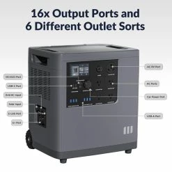 Mango Power 2*Mango Power E Portable Power Stations With MSocket, 7kWh LFP Battery, 14kWh Expanded Capacity, 16 Output Ports, Charging 80% In 1 Hour, App Control -IMOU Sales Mango Power 2 Mango Power E Portable Power Stations with mSocket 518078 2