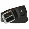 Men's Business Belt Leather Black 105 Cm
