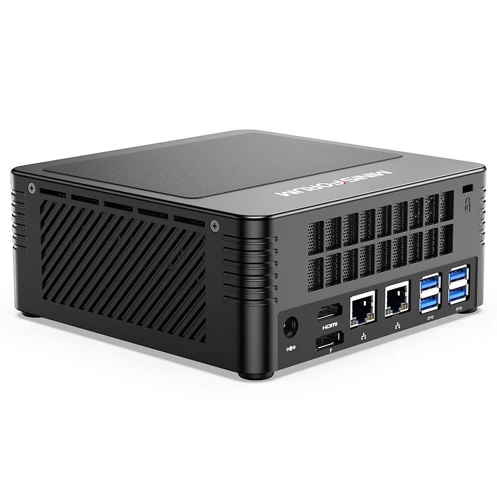 MINISFORUM EliteMini X500 Mini PC 8GB DDR4 256GB SSD AMD Ryzen5 5600G Hexa Core Radeon Graphics HDMI DP 4 MINISFORUM EliteMini X500 Mini PC 8GB DDR4 256GB SSD AMD Ryzen5 5600G Hexa Core Radeon Graphics HDMI DP - Image 2