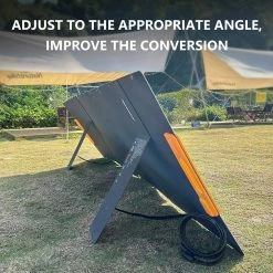 NECESPOW 120W Foldable Lightweight Solar Panel, Monocrystalline Solar Cells, 21% Highly Efficient Conversion, IP65 Waterproof -IMOU Sales NECESPOW 120W Foldable Lightweight Solar Panel 518930 2