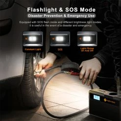 NOVOO MiniGo 100W Portable Power Station, 148Wh/40000mAh Laptop Mobile Charger Power Supply, PD 60W Fast Charging, LED Light -IMOU Sales NOVOO MiniGo 148Wh Power Station 517175 5