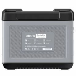 OUKITEL P2001 2000W Portable Power Station + 2Pcs Flashfish TSP 18V 100W Foldable Solar Panel Outdoor Power Supply Kit, 2000Wh LiFePO4 Battery 3500+ Cycles Pure Sine Wave AC Sockets,Cigar Lighter DC5521 USB-C PD, Super Fast Recharge Durable Generator -IMOU Sales OUKITEL P2001 Ultimate Portable Power Station 496766 3 1