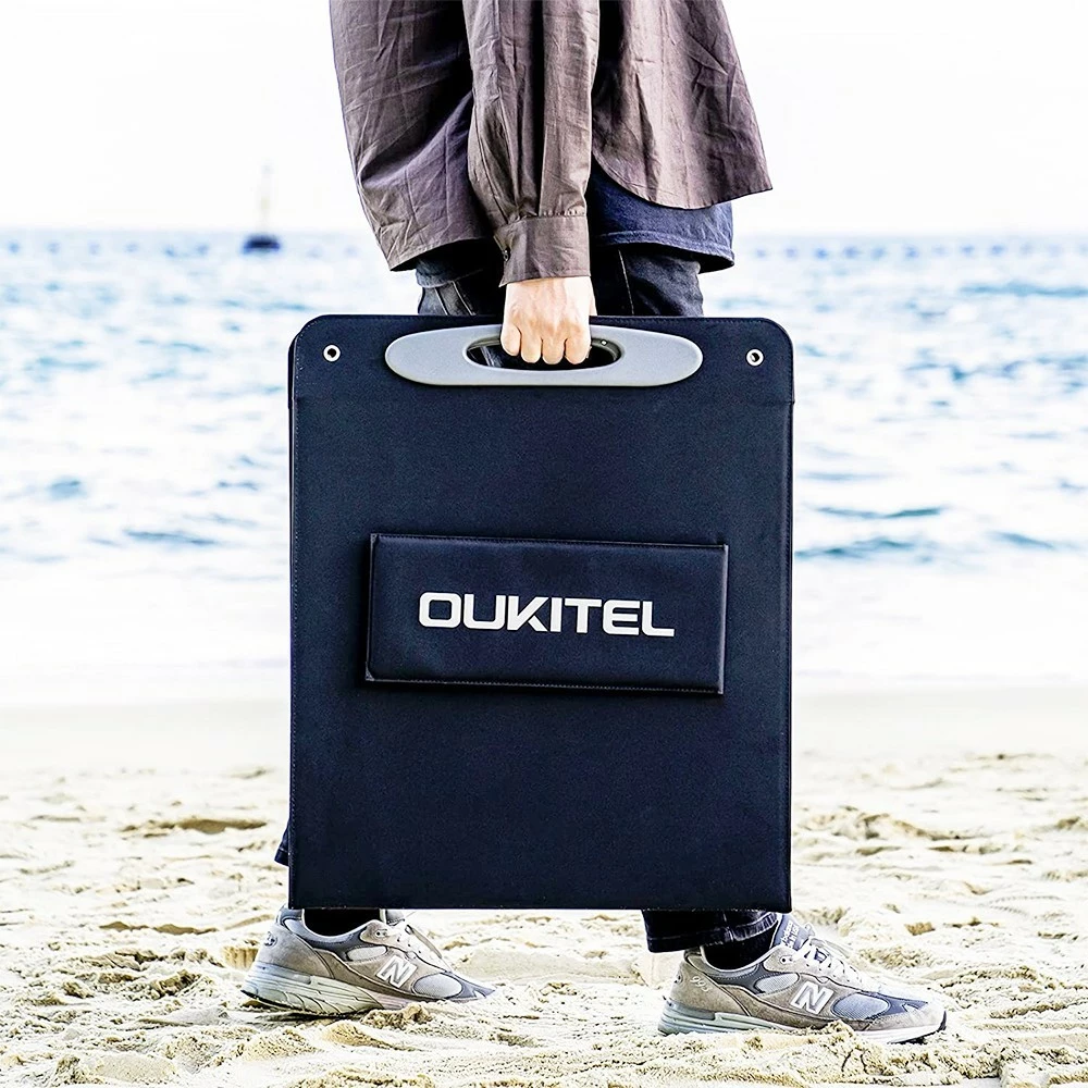 OUKITEL PV200 Foldable Solar Panel With Kickstand, 21.7% Solar Conversion Efficiency, IP65 Waterproof 5 OUKITEL PV200 Foldable Solar Panel With Kickstand, 21.7% Solar Conversion Efficiency, IP65 Waterproof - Image 3