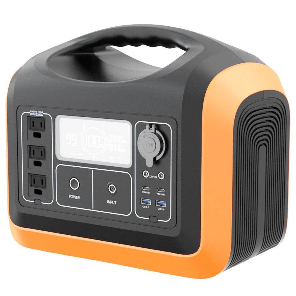 OUPES 1200W 992Wh Portable Power Station + 2 X 18V 100W Solar Panel Solar Generator Home Kit 4 OUPES 1200W 992Wh Portable Power Station + 2 X 18V 100W Solar Panel Solar Generator Home Kit - Image 2