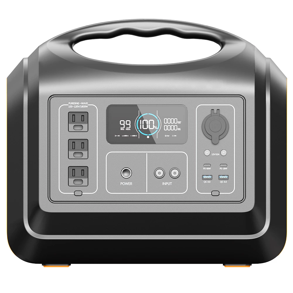 OUPES 1800W 1488Wh Portable Power Station + 4Pcs 18V 100W Solar Panel Solar Generator Home Kit 4 OUPES 1800W 1488Wh Portable Power Station + 4Pcs 18V 100W Solar Panel Solar Generator Home Kit - Image 2