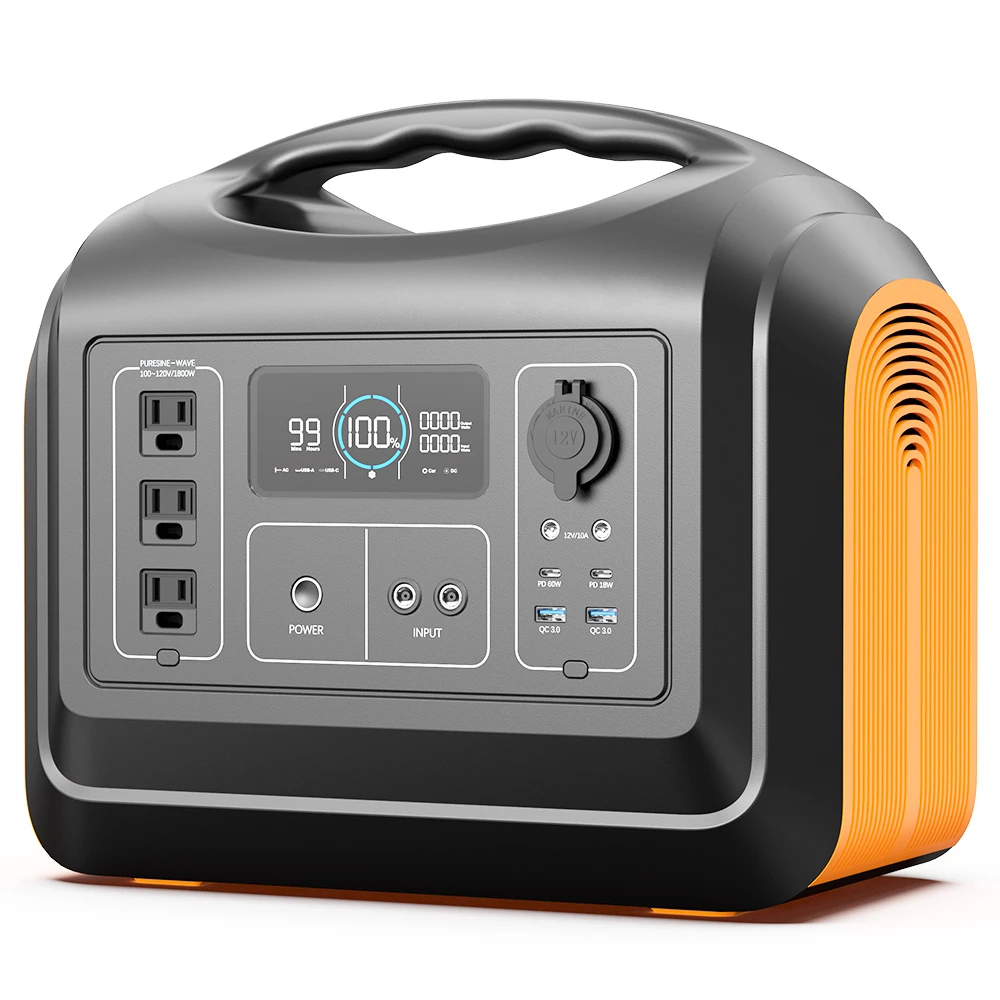 OUPES 1800W 1488Wh Portable Power Station + 4Pcs 18V 100W Solar Panel Solar Generator Home Kit 6 OUPES 1800W 1488Wh Portable Power Station + 4Pcs 18V 100W Solar Panel Solar Generator Home Kit - Image 4