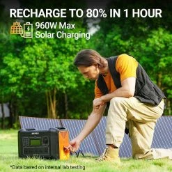 OUPES 2400W Portable Power Station, 2232Wh LiFePO4 Battery Solar Generator, 14 Outputs, 60W PD Fast Charging - US Plug -IMOU Sales OUPES 2400W Portable Power Station US Plug 516972 4