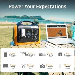 OUPES 600W 595Wh Portable Power Station + 100W Monocrystalline Solar Panel Solar Generator Kit For Camping Hiking 11 OUPES 600W 595Wh Portable Power Station + 100W Monocrystalline Solar Panel Solar Generator Kit For Camping Hiking -IMOU Sales OUPES 600W Solar Generator Kit 492957 3