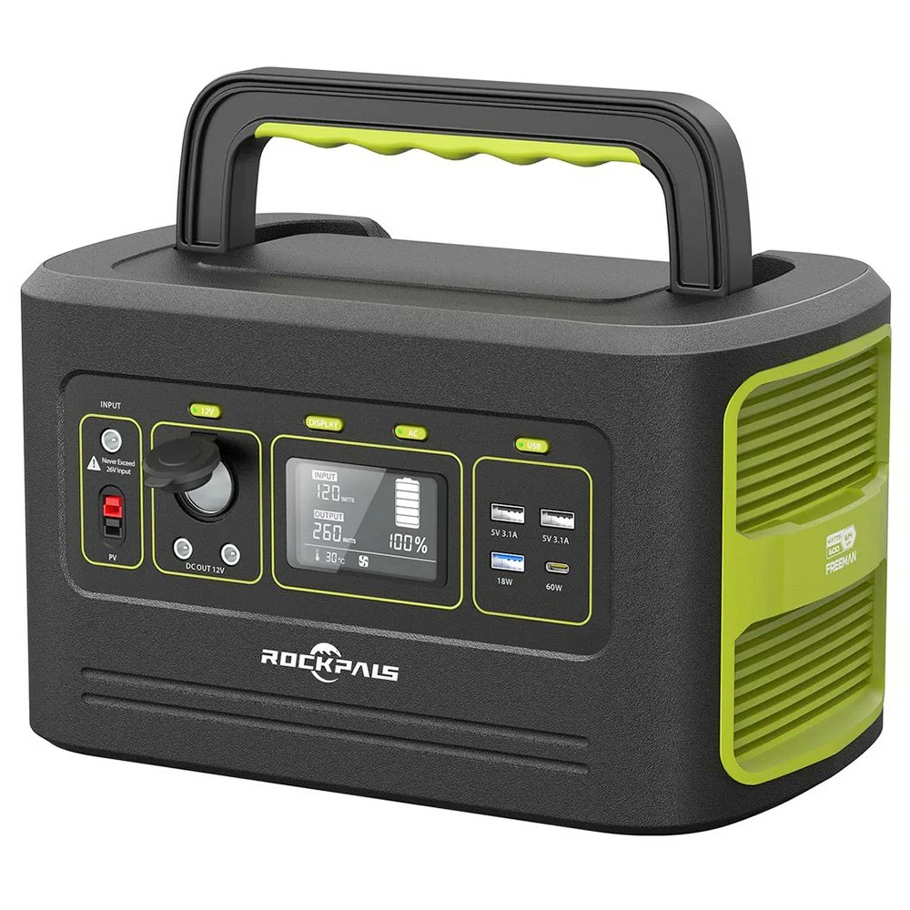 ROCKPALS Freeman 600W Portable Power Station, 614.4Wh Solar Generator, 156W Fast Charging, Pure Sine Wave, MPPT Solar Controller 3 ROCKPALS Freeman 600W Portable Power Station, 614.4Wh Solar Generator, 156W Fast Charging, Pure Sine Wave, MPPT Solar Controller