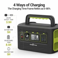 ROCKPALS Freeman 600W Portable Power Station, 614.4Wh Solar Generator, 156W Fast Charging, Pure Sine Wave, MPPT Solar Controller 10 ROCKPALS Freeman 600W Portable Power Station, 614.4Wh Solar Generator, 156W Fast Charging, Pure Sine Wave, MPPT Solar Controller -IMOU Sales ROCKPALS Freeman 600W Portable Power Station US Plug 514038 2