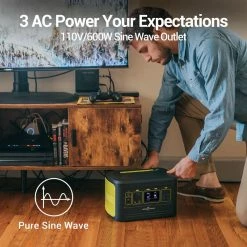 ROCKPALS Freeman 600W Portable Power Station, 614.4Wh Solar Generator, 156W Fast Charging, Pure Sine Wave, MPPT Solar Controller 12 ROCKPALS Freeman 600W Portable Power Station, 614.4Wh Solar Generator, 156W Fast Charging, Pure Sine Wave, MPPT Solar Controller -IMOU Sales ROCKPALS Freeman 600W Portable Power Station US Plug 514038 4