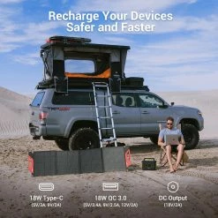 ROCKPALS RP083 120W Portable Foldable Solar Panel, 23.5% High Efficiency, IP65 Waterproof, Support Parallel 11 ROCKPALS RP083 120W Portable Foldable Solar Panel, 23.5% High Efficiency, IP65 Waterproof, Support Parallel -IMOU Sales ROCKPALS RP083 120W Portable Solar Panel 518384 3