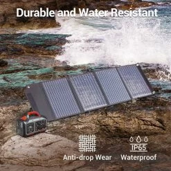 ROCKPALS RP100 100W Portable Foldable Solar Panel With Kickstand, 23.5% Conversion Efficiency, IP65 Waterproof, Support Parallel 13 ROCKPALS RP100 100W Portable Foldable Solar Panel With Kickstand, 23.5% Conversion Efficiency, IP65 Waterproof, Support Parallel -IMOU Sales ROCKPALS RP100 100W Portable Solar Panel 518387 5