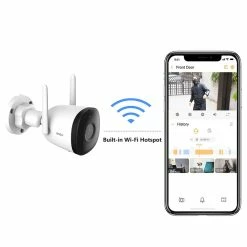 IMOU Bullet 2C Outdoor Security Camera 1080P HD Night Vision IP67 Weather Resistant Built-in WiFi Hotspot Home Company Security Monitor - White -IMOU Sales Surveillance Camera Outdoor AI Human Motion Sensor IP67 Weatherproof 471657 2