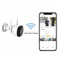 IMOU Bullet 2C WiFi Outdoor Security Camera 1080P FHD Night Vision IP67 Weather Resistant Home Company Security Monitor - White -IMOU Sales Surveillance Camera Outdoor AI Human Motion Sensor IP67 Weatherproof 472476 3