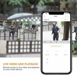 IMOU Bullet 2C WiFi Outdoor Security Camera 1080P FHD Night Vision IP67 Weather Resistant Home Company Security Monitor - White -IMOU Sales Surveillance Camera Outdoor AI Human Motion Sensor IP67 Weatherproof 472476 4