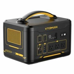 VTOMAN Jump 1000 Portable Power Station, 1408Wh LiFePO4 Battery Solar Generator, 1000W Pure Sine Wave AC Outlets, 2956Wh Capacity Expandable, 12 Ports, LED Light -IMOU Sales VTOMAN Jump 1000 1408Wh Portable Power Station 518840 3